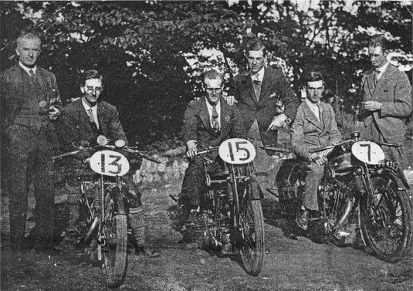 Cotton motorcycles 1926 TT team